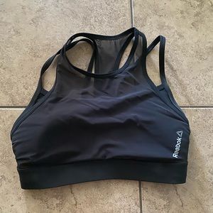 Reebok high neck mesh bra